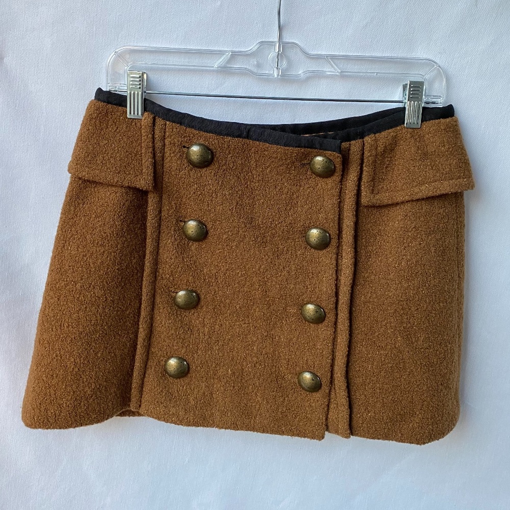 Nanette Lepore Skirt with Brass Buttons